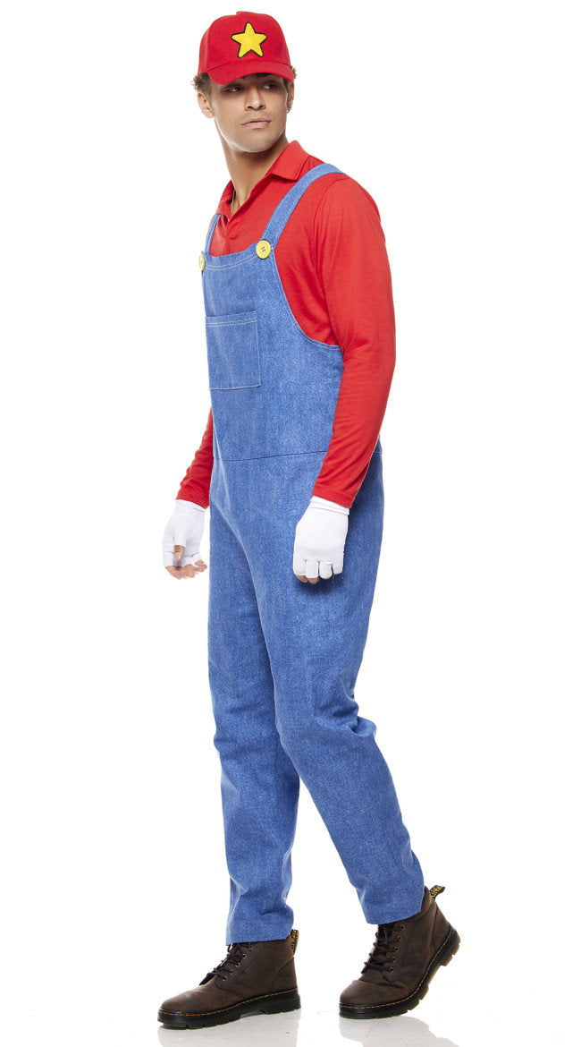 Power Up Men's Video Game Character Costume - Image 2