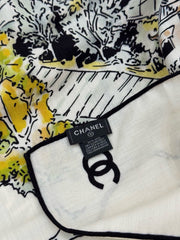 Chanel 26s Scarf 140 In Cashmere Silk 309324