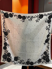 Chanel 26s Scarf 140 In Cashmere Silk 309331