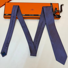 HM Tie Purple Silk 327129
