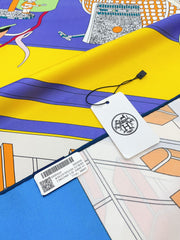 En Studio Scarf 90 CM In Colorful Silk Twill  235407