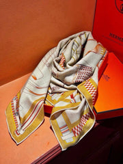 HM 26s Scarf 140 In Cashmere And Silk 433922