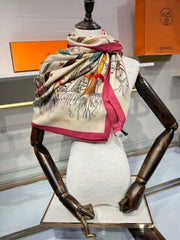 HM 26s Scarf 140 In Cashmere And Silk 216596