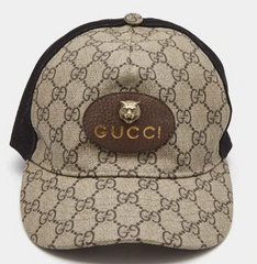 Gucci Tiger GG Supreme Monogram Baseball Caps