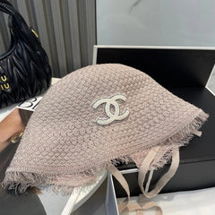 KNITTED BUCKET HAT DUSTY GREY 673884